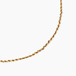 Collier Nelli Acier Jaune - Bijoux sans pierre Femme | Histoire d&rsquo;Or