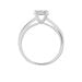 Bague Solitaire Charlene Or Blanc Diamant Synthetique - Bagues solitaires Femme | Histoire d’Or