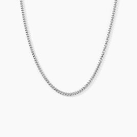 Chaîne Clementine Argent Blanc - Chaines Homme | Histoire d’Or