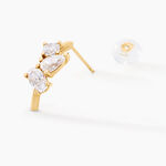 Cr&eacute;oles Shiny Garden Or Jaune Oxyde De Zirconium - Boucles d'oreilles cr&eacute;oles Femme | Histoire d&rsquo;Or