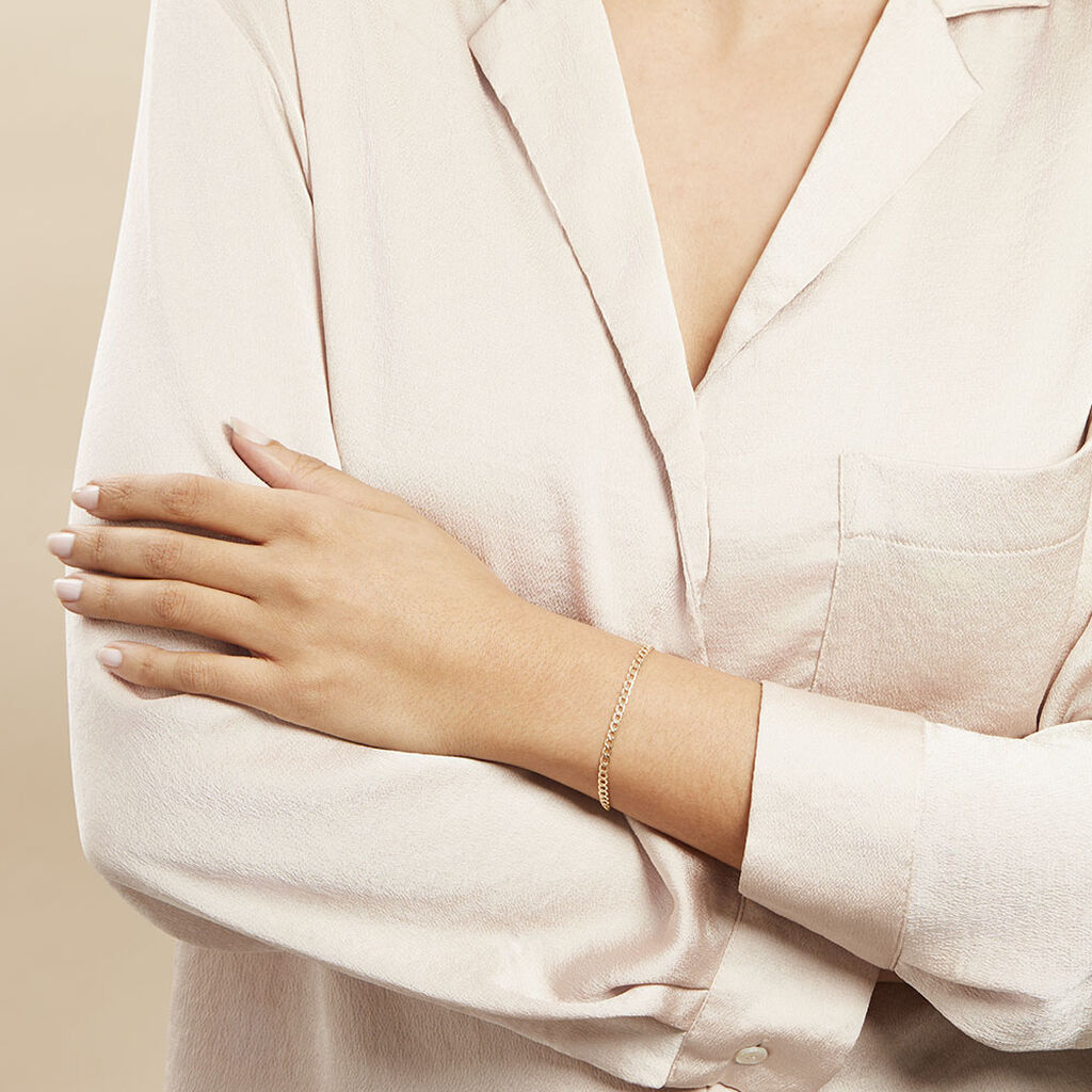 Bracelet Or Jaune Aralia - Bracelets chaîne Femme | Histoire d’Or