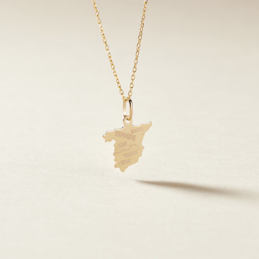 Pendentif Gaietana Espagne Or Jaune - Pendentifs Famille | Histoire d’Or