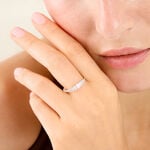Bague Magma Argent Blanc Oxyde De Zirconium - Bagues avec pierre Femme | Histoire d&rsquo;Or