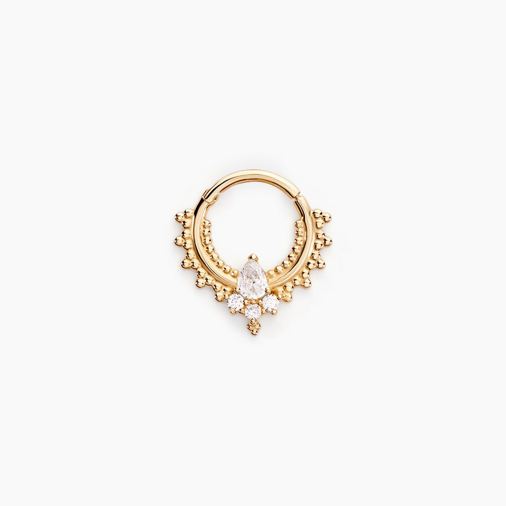Piercing Ailbhe Or Jaune Oxyde De Zirconium - Bijoux Femme | Histoire d’Or