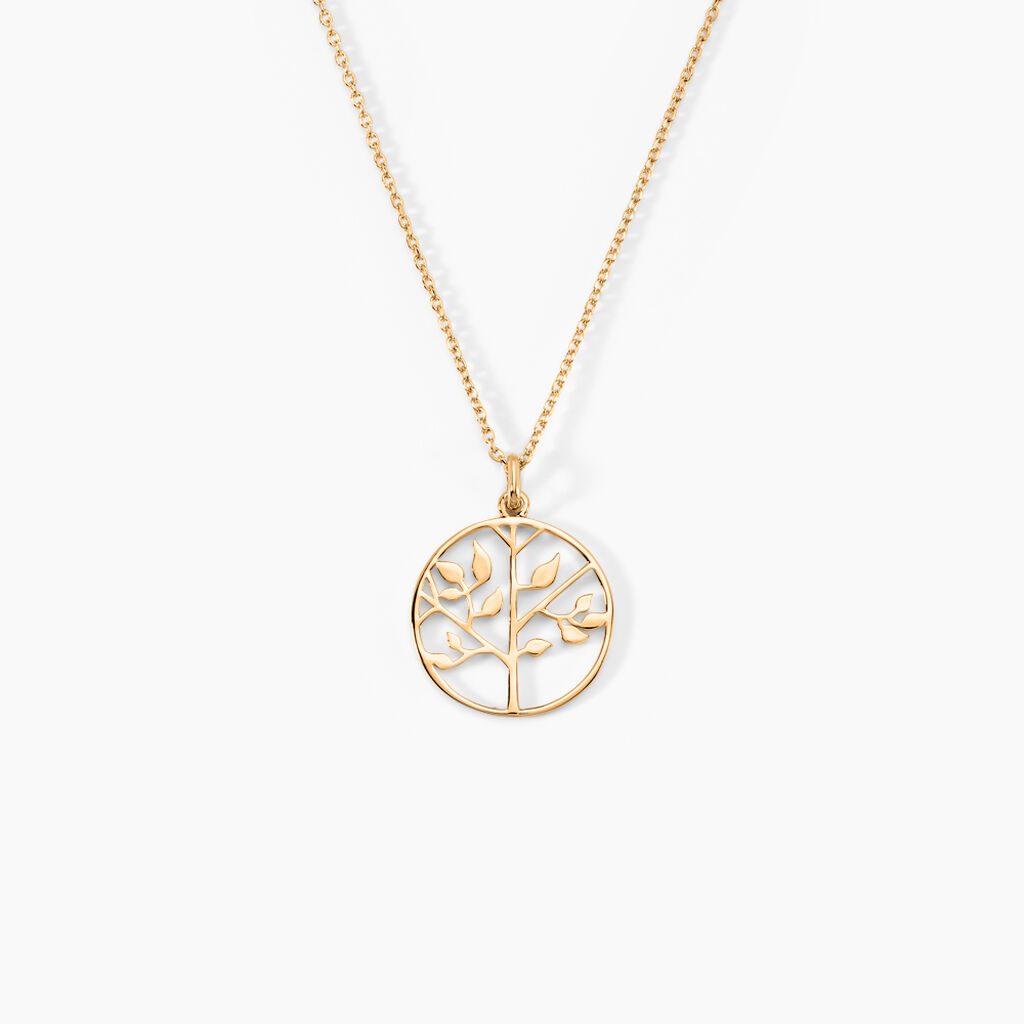 Collier Galvina Plaqu&eacute; Or Jaune - Bijoux sans pierre Femme | Histoire d&rsquo;Or