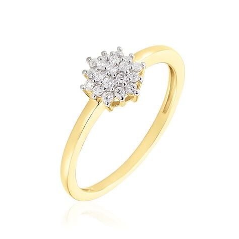 Bague Caliopee Or Jaune Diamant - Bagues avec pierre Femme | Histoire d&rsquo;Or