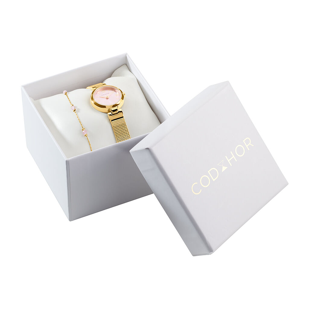 Coffret De Montre Codhor Eleonorine Rose - F&ecirc;te des m&egrave;res Femme | Histoire d&rsquo;Or