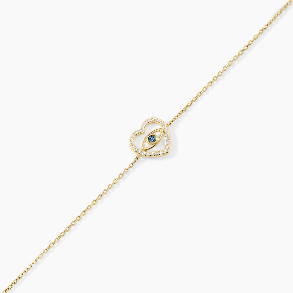 Bracelet Katriona Or Jaune Topaze Oxyde De Zirconium - Bracelets Femme | Histoire d&rsquo;Or
