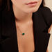 Collier Tahina Or Jaune Malachite Diamant - Colliers Femme | Histoire d’Or