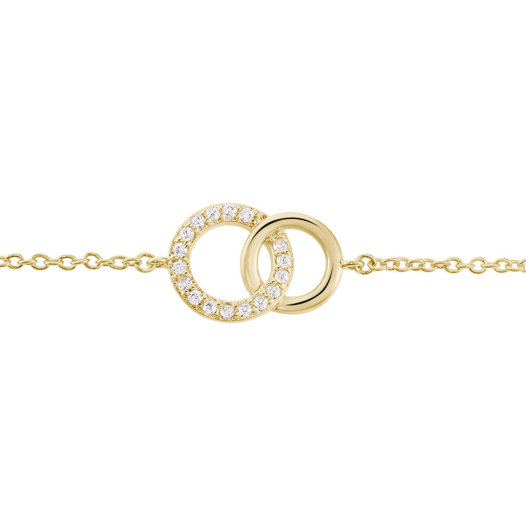 Bracelet Poeae Plaqué Or Jaune Oxyde De Zirconium - Bracelets Femme | Histoire d’Or