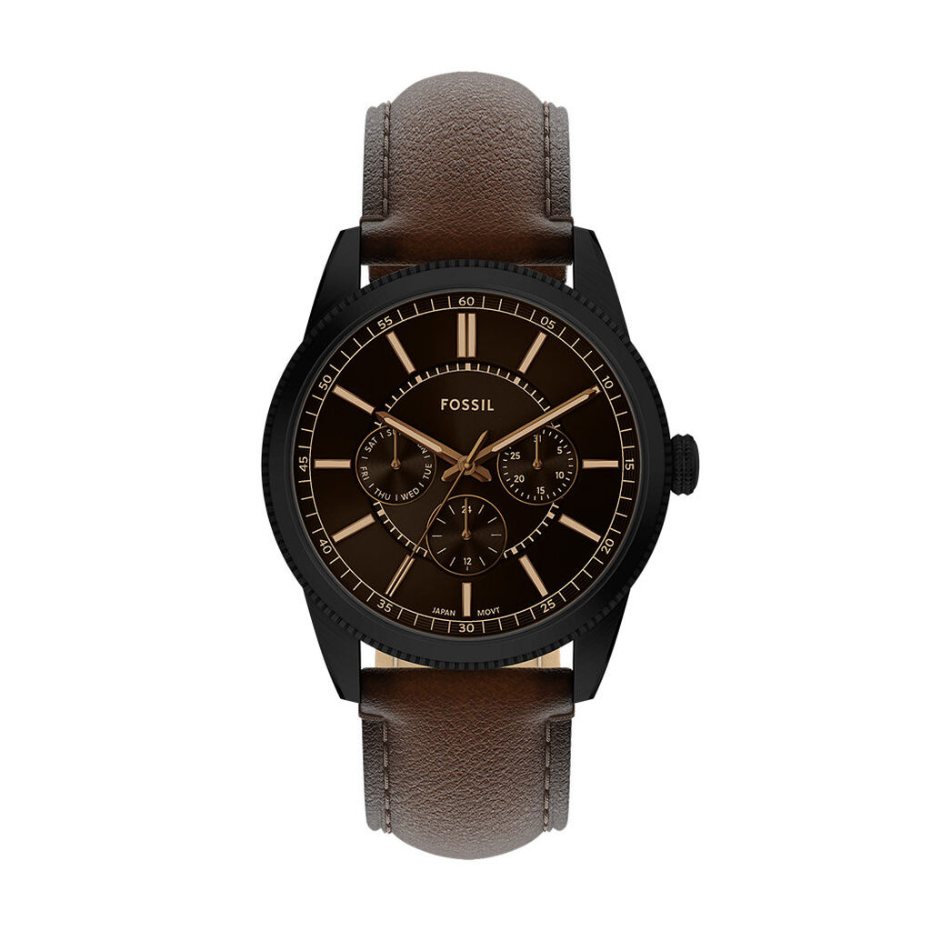 Montre Fossil Pearson Noir - Montres Homme | Histoire d’Or