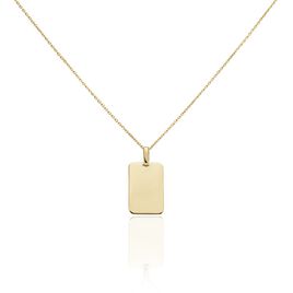 Collier Plaqué Or Jaune Idiattis - Colliers Homme | Histoire d’Or
