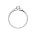 Bague Solitaire Veronika Or Blanc Diamant - Bagues solitaires Femme | Histoire d’Or