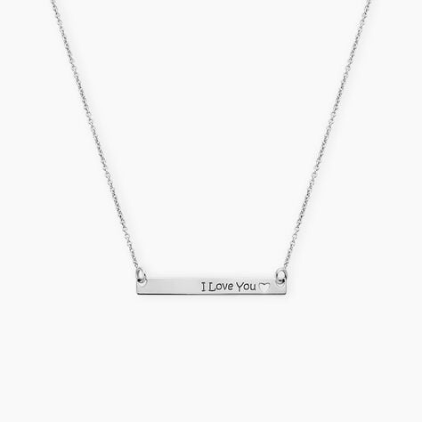Collier Kamile Argent Blanc - Colliers fantaisie Femme | Histoire d&rsquo;Or