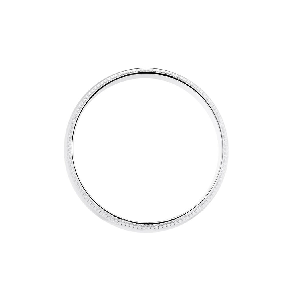 Alliance Ilian Demi Jonc Bombe Or Blanc - Alliances Unisex | Histoire d’Or