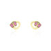 Boucles D'oreilles Puces Or Jaune Myrthale - Clous d'oreilles Enfant | Histoire d’Or
