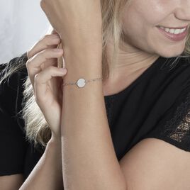 Bracelet Enoah Argent Blanc - Bracelets fantaisie Femme | Histoire d’Or