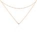 Collier Serres Argent Rose Oxyde De Zirconium - Colliers doubles et triples chaînes Femme | Histoire d’Or