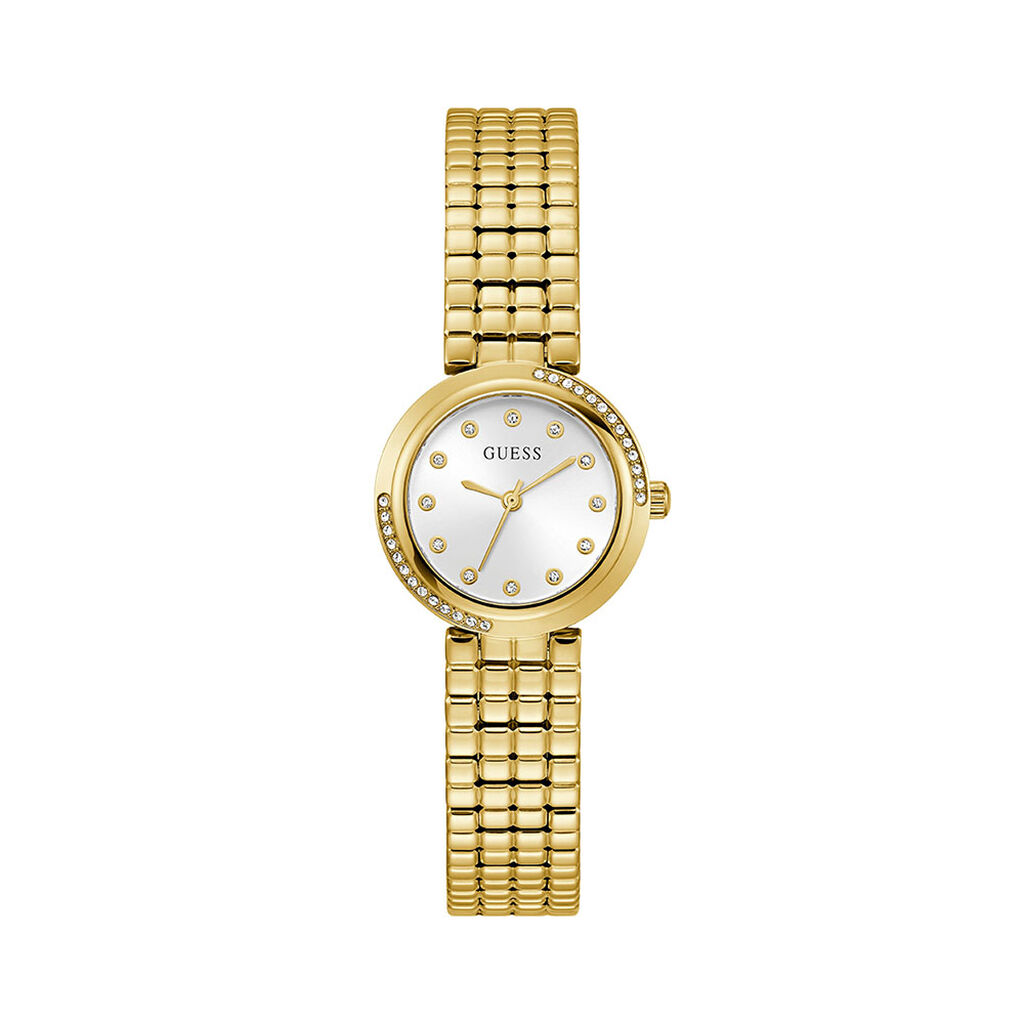 Montre Guess Clara Blanc - Id&eacute;es cadeaux Femme | Histoire d&rsquo;Or