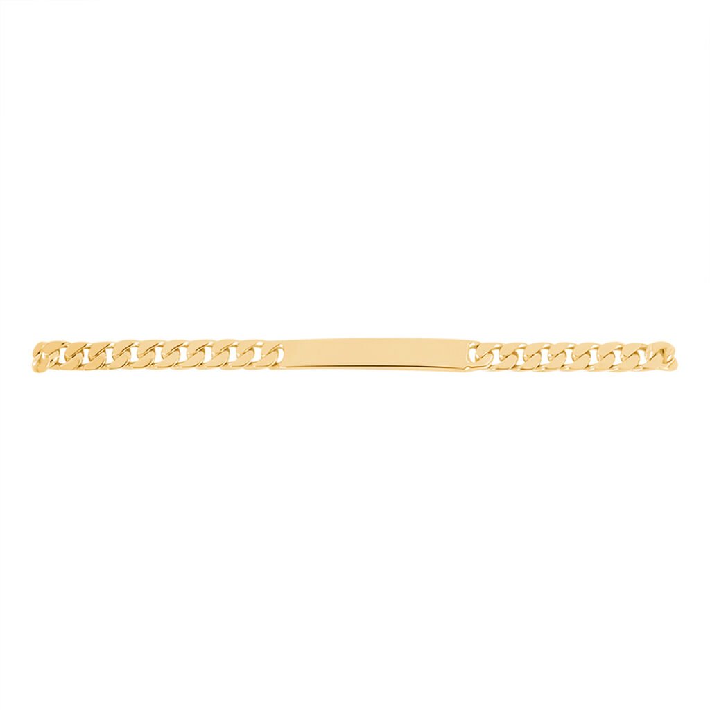 Bracelet Identité Clement Plaqué Or Jaune - Gourmettes Femme | Histoire d’Or