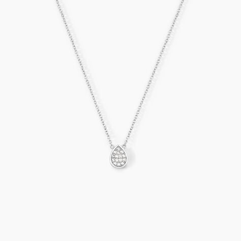 Collier Argent Tricoria Oxydes De Zirconium - Colliers fantaisie Femme | Histoire d&rsquo;Or