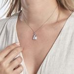 Pendentif Amelot Argent Blanc Oxyde De Zirconium - Pendentifs Femme | Histoire d&rsquo;Or