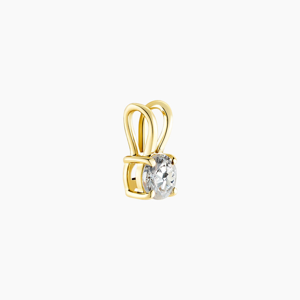 Pendentif Orsolya Or Jaune Oxyde De Zirconium - Soldes Femme | Histoire d’Or