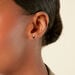 Boucles D'Oreilles Puces Jetta Or Jaune Oxyde De Zirconium - Clous d'oreilles Femme | Histoire d’Or