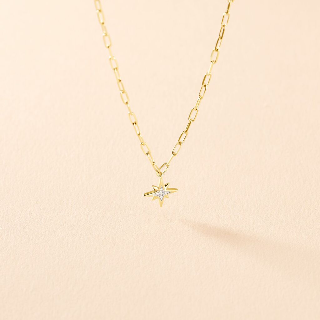Collier Loved One Or Jaune Diamant - Colliers Femme | Histoire d’Or