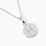 Collier Argent Eugenien Oxydes De Zirconium - Colliers fantaisie Femme | Histoire d&rsquo;Or