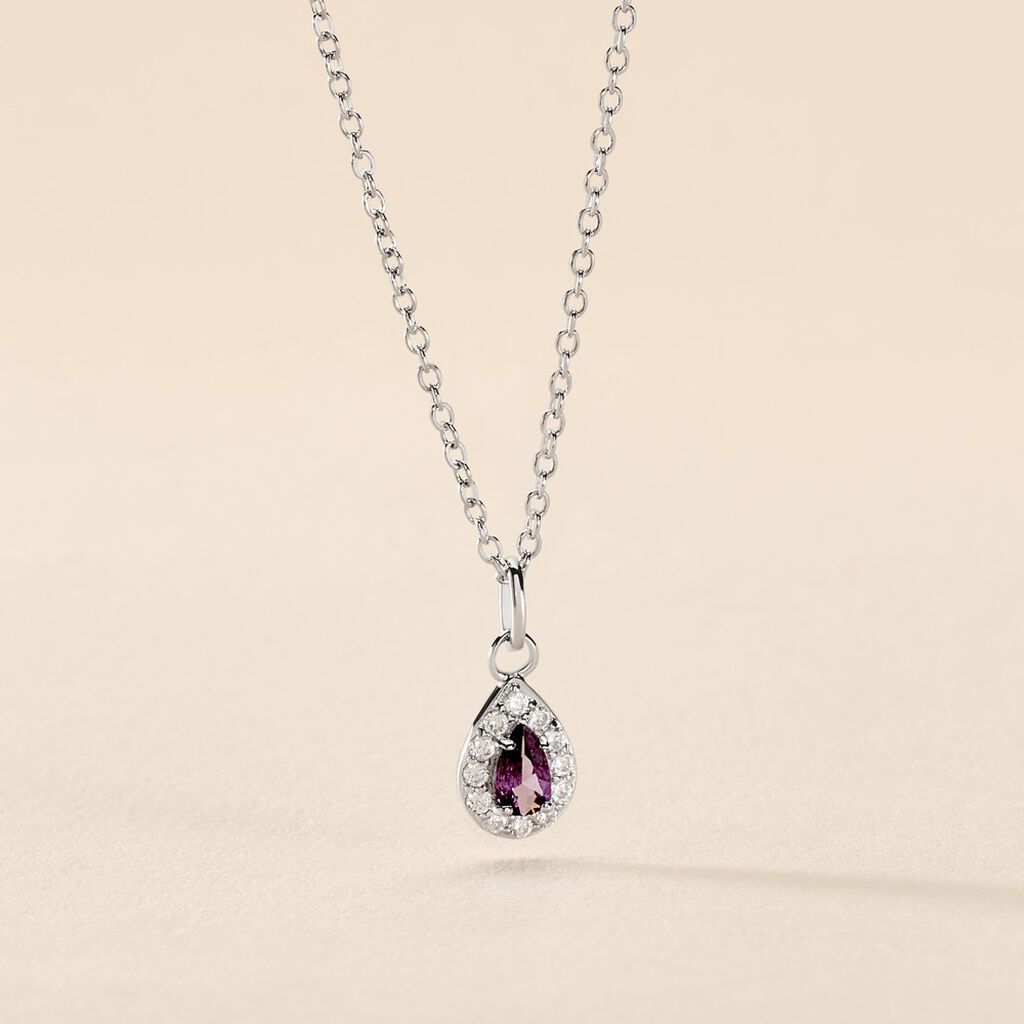 Collier Argent Tania Oxydes De Zirconium - Colliers fantaisie Femme | Histoire d&rsquo;Or