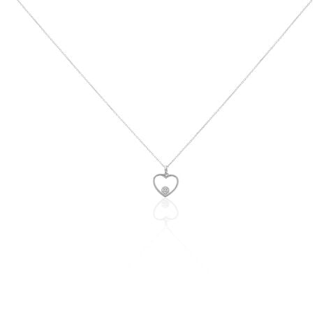 Collier Or Blanc Adwoa Diamants - Colliers Femme | Histoire d’Or