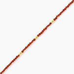 Bracelet Jonc Cyclades Argent Jaune Corniole -  Femme | Histoire d&rsquo;Or