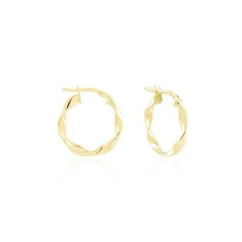 Cr&eacute;oles Falbala Or Jaune - Boucles d'oreilles cr&eacute;oles Femme | Histoire d&rsquo;Or