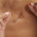 Collier Rosangela Or Bicolore Diamant Blanc - Colliers Femme | Histoire d&rsquo;Or