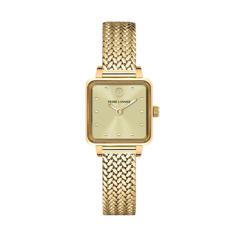Montre Pierre Lannier Lannier Neora Champagne - Montres Femme | Histoire d&rsquo;Or
