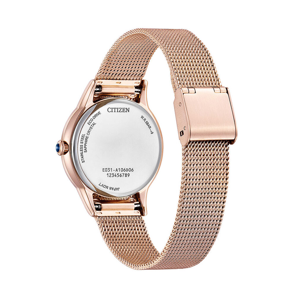 Montre Citizen L Blanc - Montres solaires Femme | Histoire d&rsquo;Or