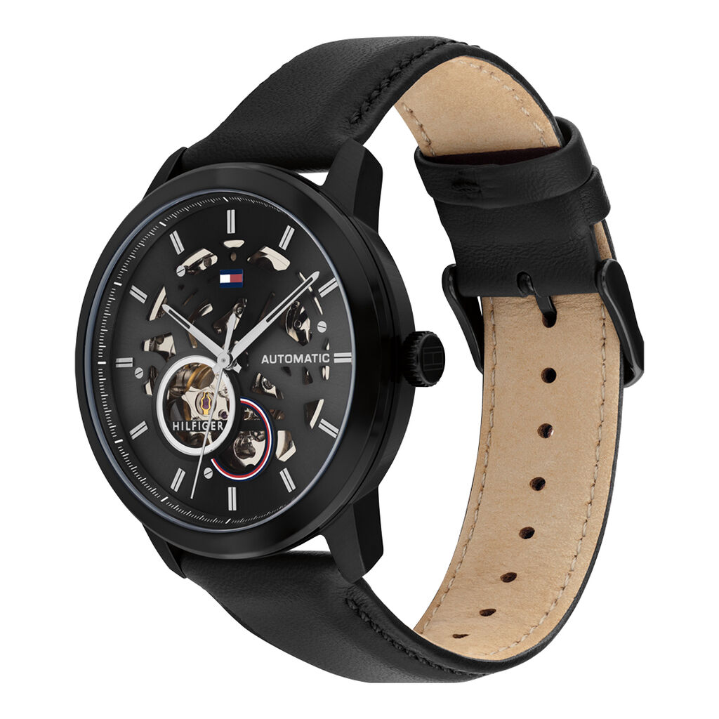 Montre Tommy Hilfiger Henry Auto Noir - Montres Homme | Histoire d&rsquo;Or