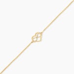 Bracelet Lovina Argent Dor&eacute; A L'Or 750/1000 - F&ecirc;te des m&egrave;res Femme | Histoire d&rsquo;Or