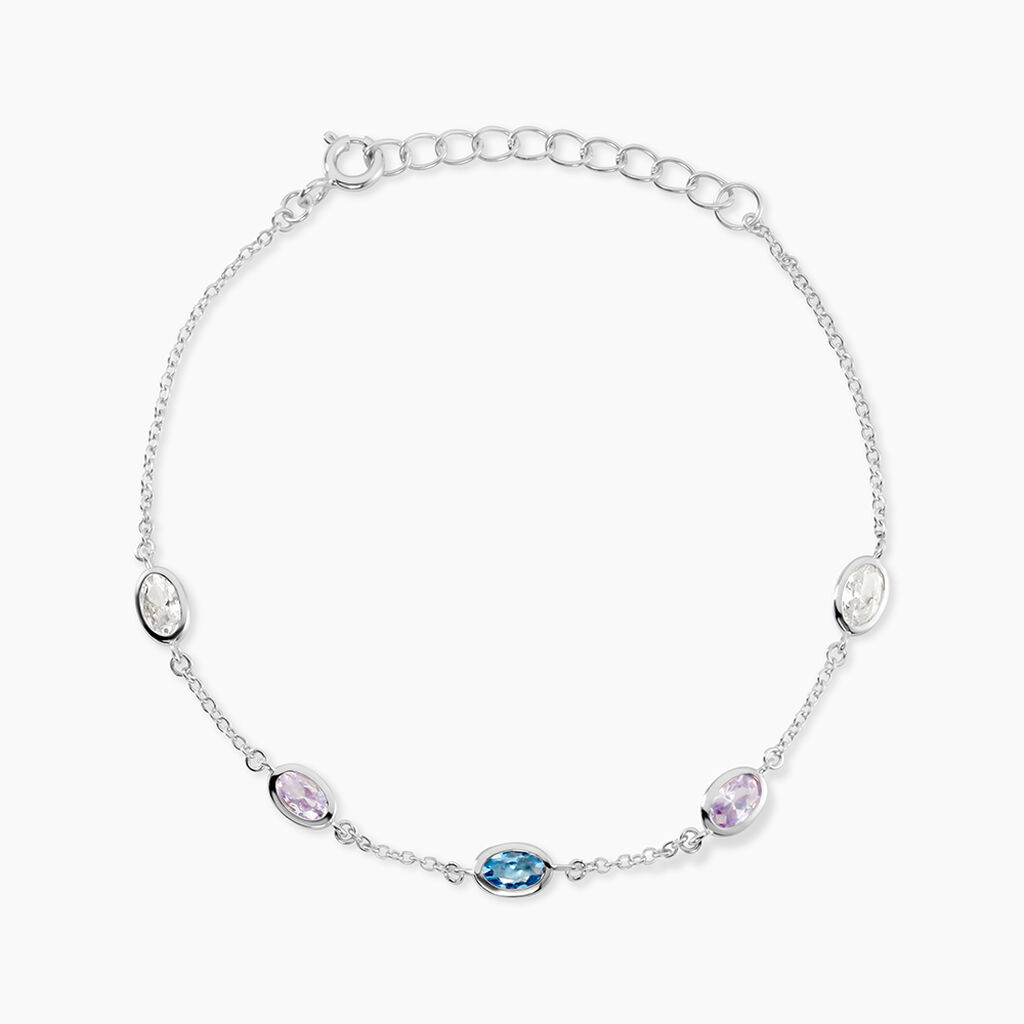 Bracelet Ilvaae Argent Blanc Oxyde De Zirconium - Bracelets Femme | Histoire d&rsquo;Or