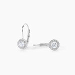 Boucles D'oreilles Pendantes Or Blanc Pauliina Diamants - Boucles d'oreilles pendantes Femme | Histoire d&rsquo;Or