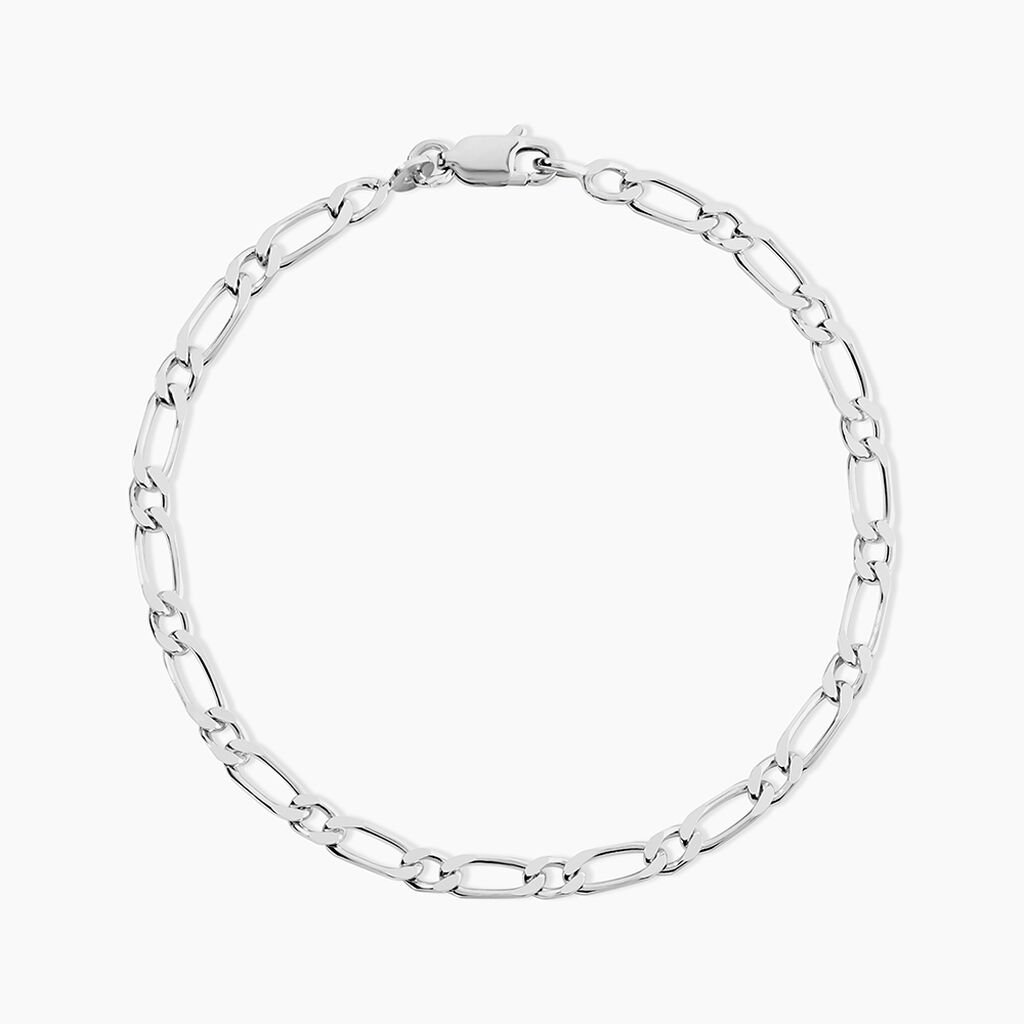 Bracelet Anilo Argent Blanc - Bracelets chaîne Homme | Histoire d’Or