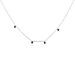 Collier Callias Argent Blanc Oxyde De Zirconium Noir - Colliers fantaisie Femme | Histoire d’Or