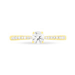 Bague Solitaire Hemera Or Jaune Diamant - Bagues solitaires Femme | Histoire d&rsquo;Or