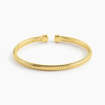 Bracelet Jonc Allure Argent Jaune - Bracelets joncs Femme | Histoire d&rsquo;Or