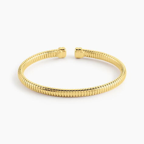 Bracelet Jonc Allure Argent Jaune - Bracelets joncs Femme | Histoire d&rsquo;Or