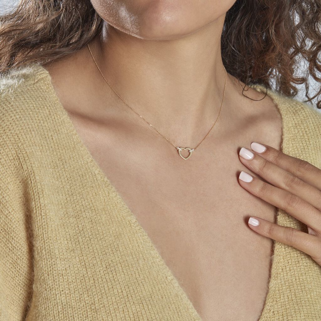 Collier Or Jaune Ajuga - Colliers Femme | Histoire d’Or