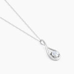 Collier Paloma Argent Blanc Oxyde De Zirconium - Colliers fantaisie Femme | Histoire d&rsquo;Or