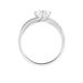 Bague Solitaire Essie Argent Blanc Oxyde De Zirconium - Bagues solitaires Femme | Histoire d’Or
