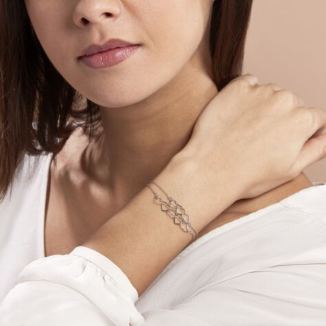 Bracelet Chiara Argent Blanc - Bracelets fantaisie Femme | Histoire d’Or